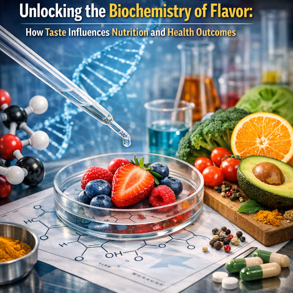 Unlocking the Biochemistry of Flavor: How Taste Influences Nutrition and Health Outcomes