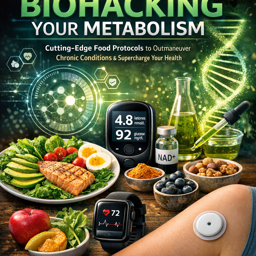 ”Biohacking Your Metabolism: Cutting-Edge Food Protocols to Outmaneuver Chronic Conditions and Supercharge Your Health”