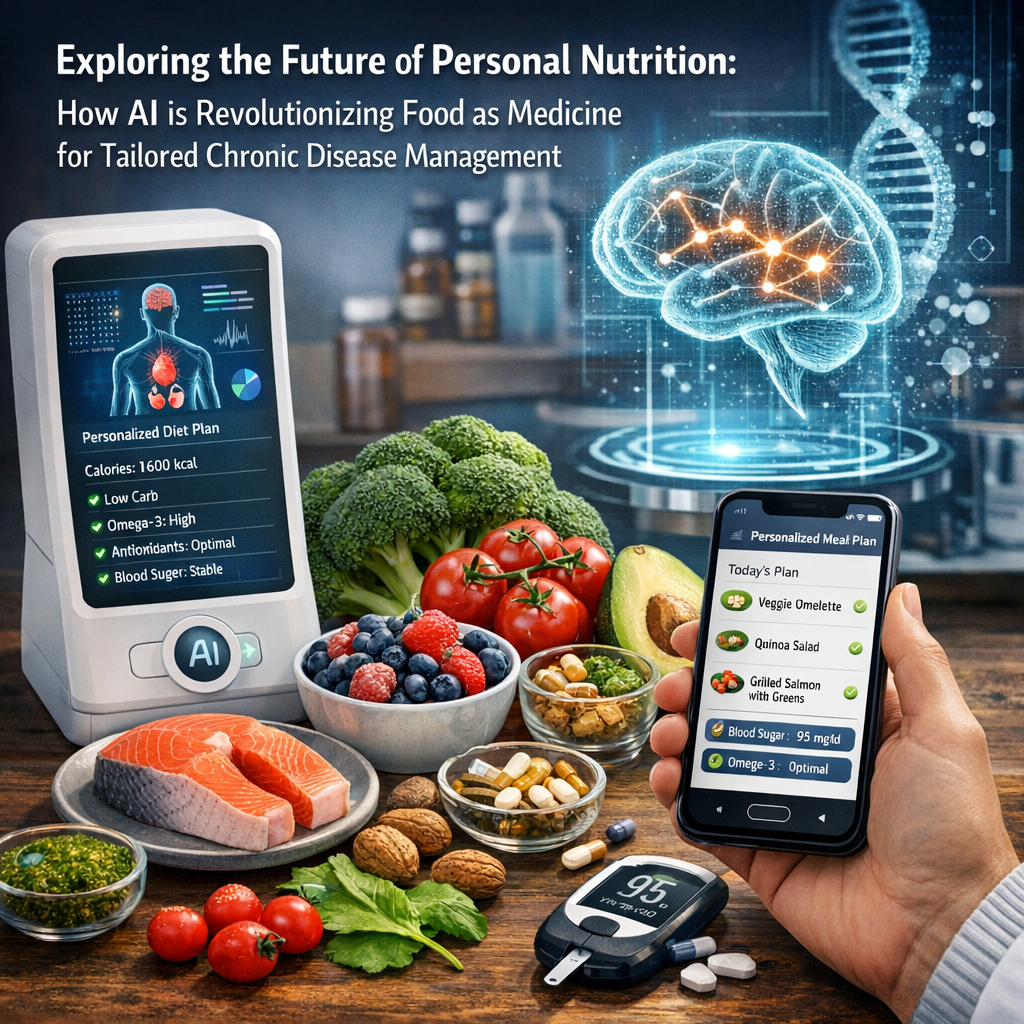 ”Exploring the Future of Personal Nutrition: How AI is Revolutionizing Food as Medicine for Tailored Chronic Disease Management”