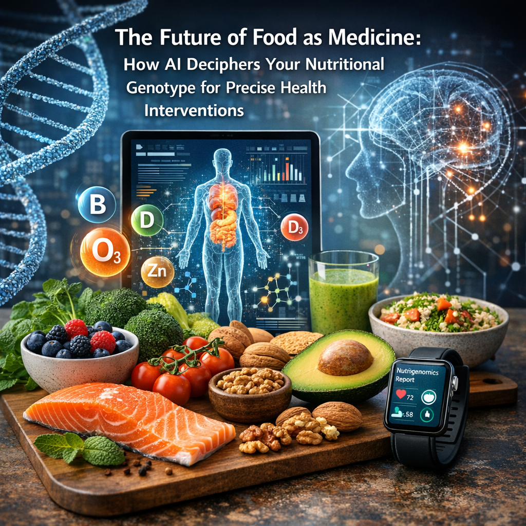 The Future of Food as Medicine: How AI Deciphers Your Nutritional Genotype for Precise Health Interventions
